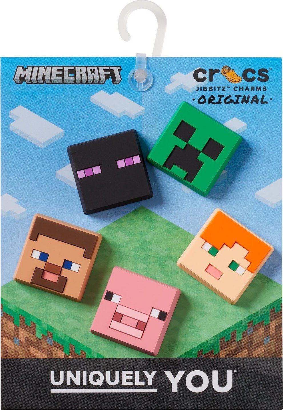 Ozdoba na obuv Crocs Minecraft 5 Pack 10011273 mix