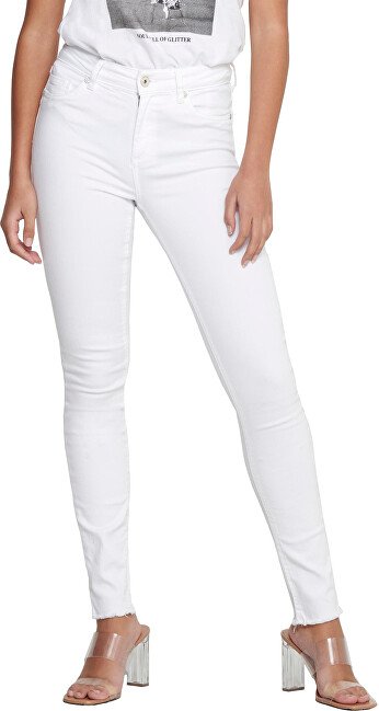 ONLY Dámské džíny ONLBLUSH Slim Fit 15155438 White S/34