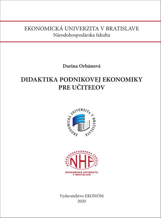 Didaktika podnikovej ekonomiky pre učiteľov