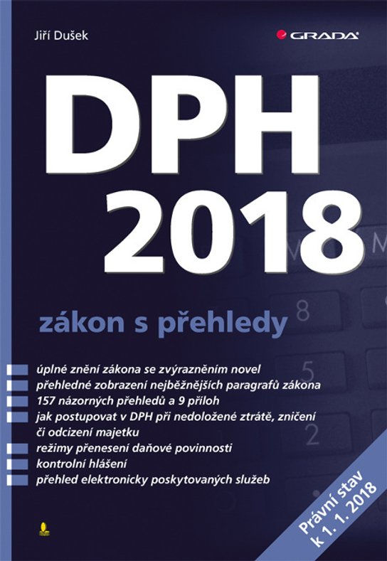 DPH 2018 zákon s přehledy