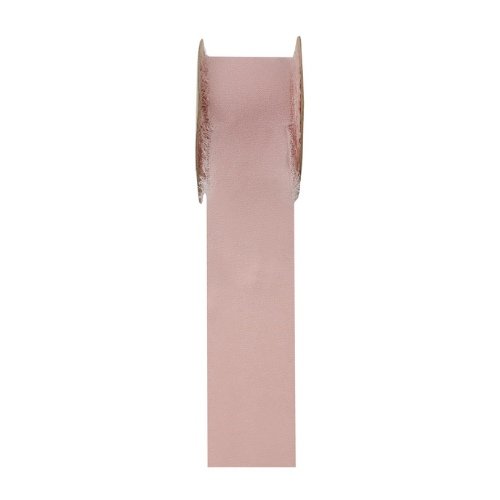Organzová stuha - Staro-růžová 4 cm