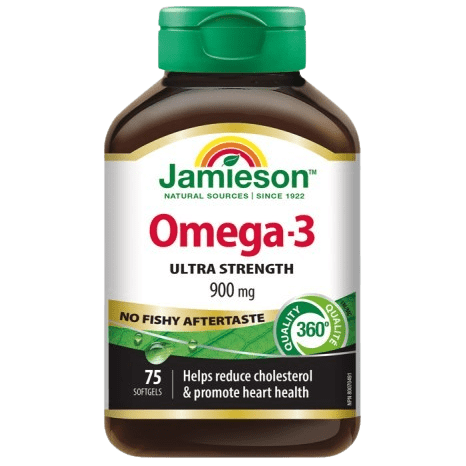 JAMIESON Omega-3 Ultra 900mg cps.75