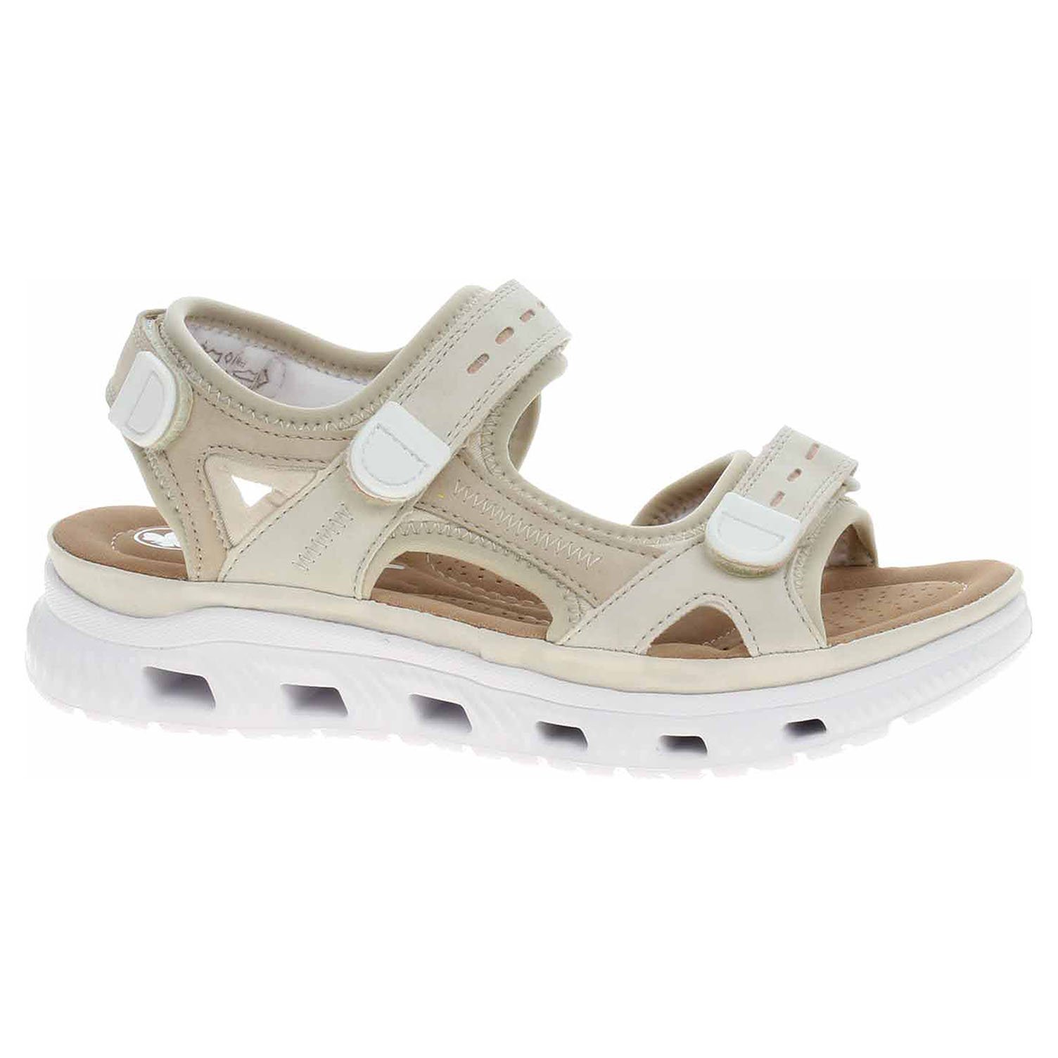 Ecco Dámské sandály Rieker 64074-60 beige 23801889