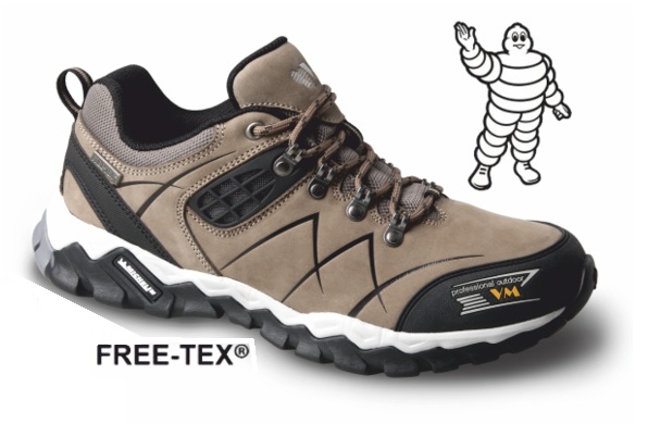 Outdoorová celokožená obuv VM® Virginia s membránou Free-Tex® Michelin® Velikost: 46