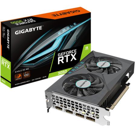 Gigabyte GeForce RTX 3050 WINDFORCE OC V2 8G, GV-N3050EAGLE OC-6GD
