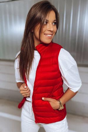 Dstreet Dámská vesta ROSILA bordó TY3001 M