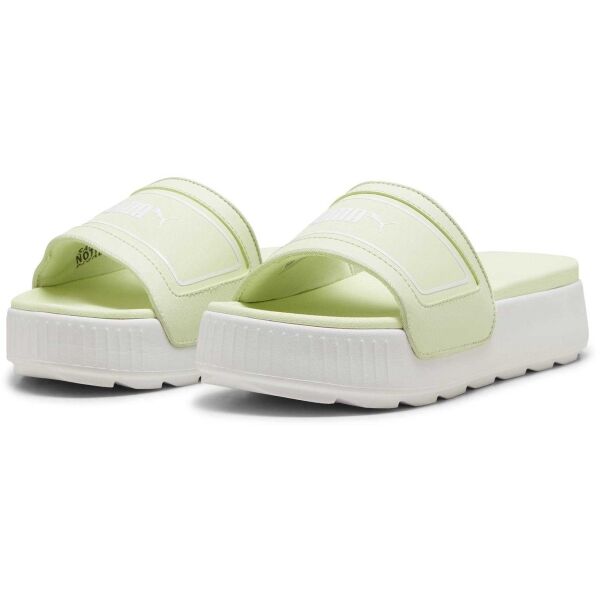 Puma KARMEN SLIDE Dámské pantofle, světle zelená, velikost 40.5