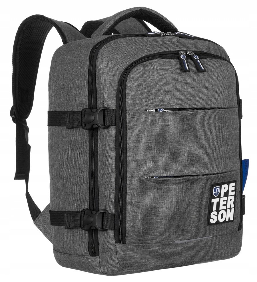 Peterson Cestovní batoh Szak šedo-černá One size