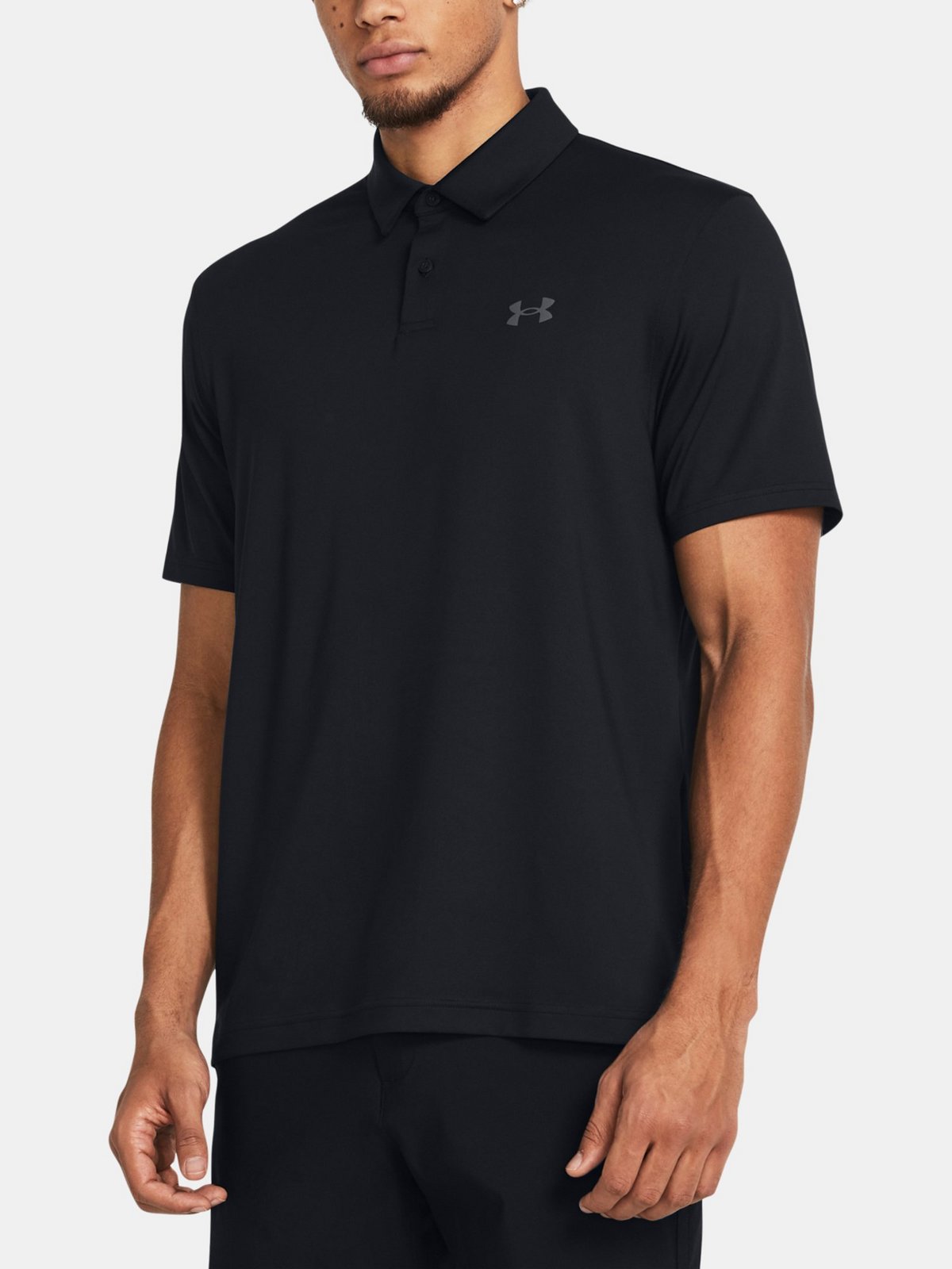 Under Armour Tričko UA T2G Polo-BLK - Pánské