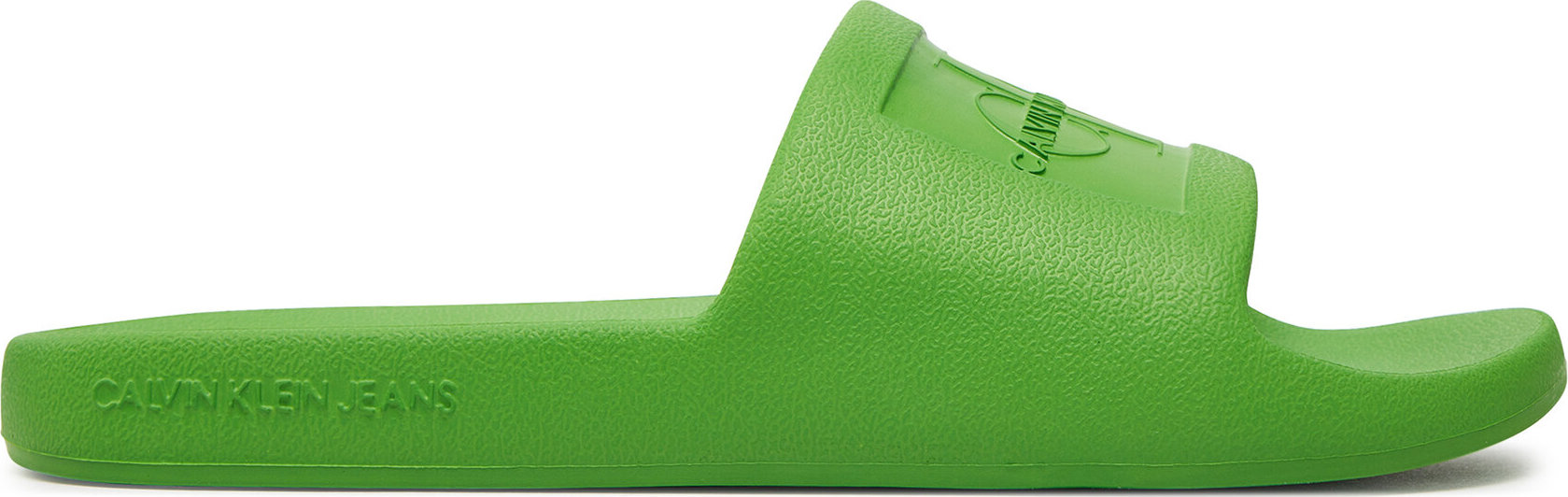 Nazouváky Calvin Klein Jeans Slide Monogram Debossed Eva YW0YW00102 Classic Green 02L