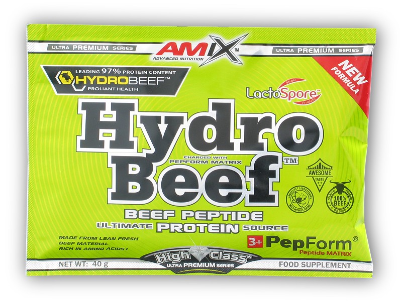 Amix High Class Series Hydro Beef 40g akce Varianta: double choco coconut