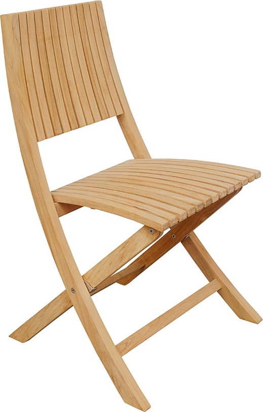 Dřevěné zahradní židle v sadě 2 ks v přírodní barvě Navy – Ezeis