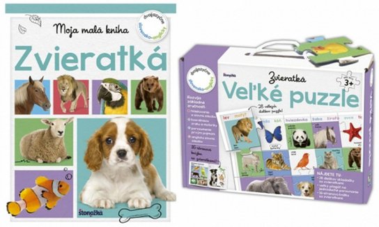 Veľké puzzle Zvieratká BOX