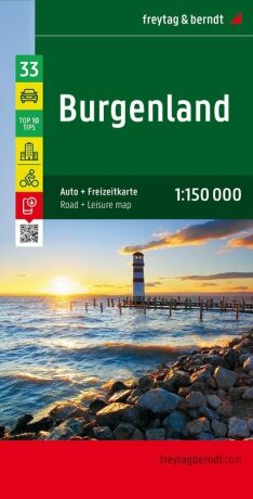 Burgenland 1:150 000 / automapa + rekreační mapa