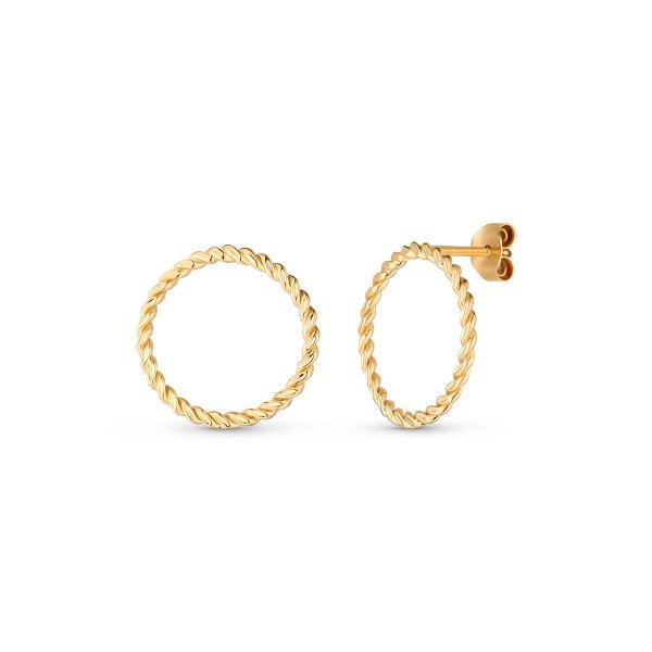 Náušnice z obecného kovu bez kamene M31-483-257460-0000