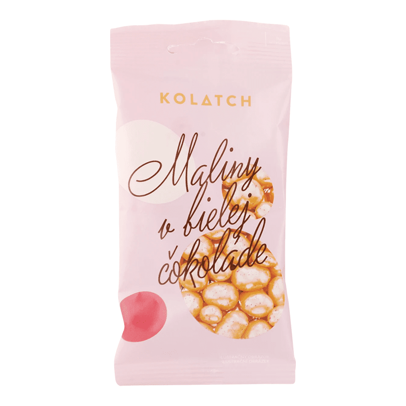 KOLATCH BIO Maliny v bílé čokoládě 35g 35g