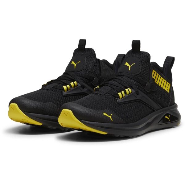 Puma ENZO 2 REFRESH JR Dětská volnočasová obuv, černá, velikost 35.5