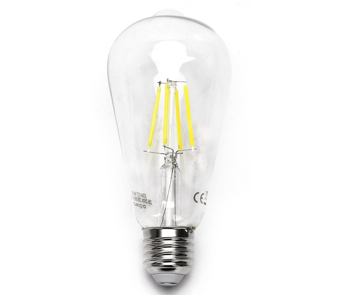 B.V. LED Žárovka FILAMENT ST64 E27/6W/230V 6500K -