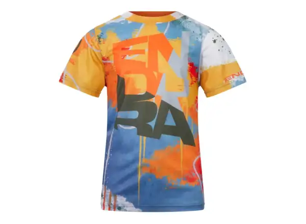 Endura SingleTrack Core dětský dres krátký rukáv Yellow Mustard vel. 7-8 let