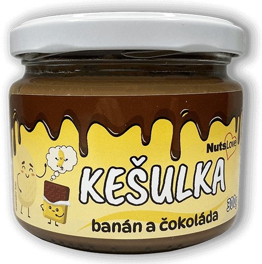 NutsLove Kešulka banán v čokoládě 300 g