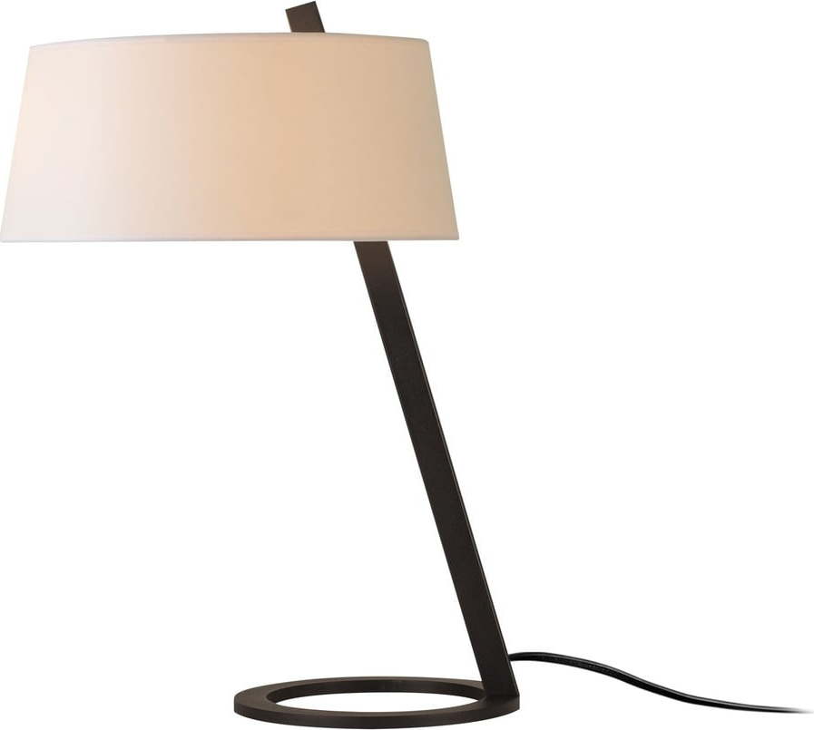 Bílo-černá stolní lampa (výška 55 cm) Salihini – Opviq lights