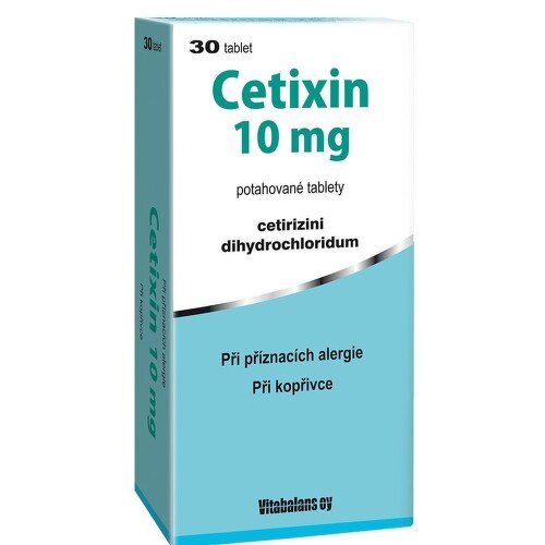 Cetixin 10mg potahované tablety 30