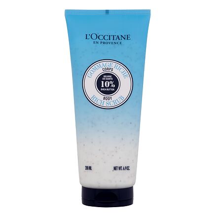 L'Occitane Shea Butter Rich Scrub jemný tělový peeling 200 ml pro ženy