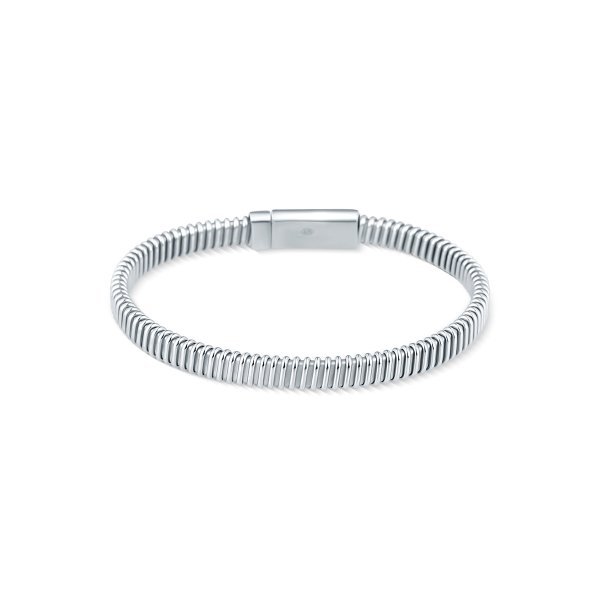 Náramek fasonový celostříbrný 160-493-0926 18-11.40g