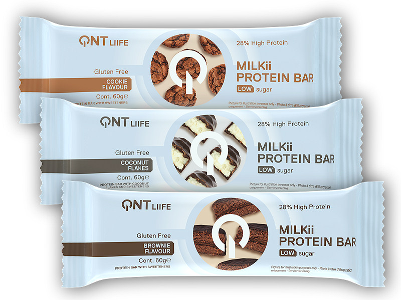 QNT QNT Milkii Proteinová Tyčinka 60g Varianta: brownie