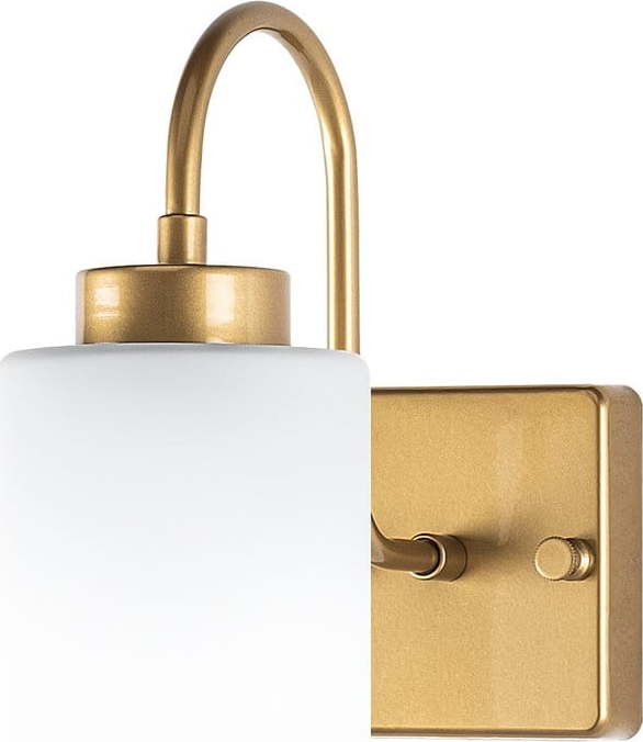 Nástěnné svítidlo v bílé a zlaté barvě ø 10 cm Duzsuz – Opviq lights