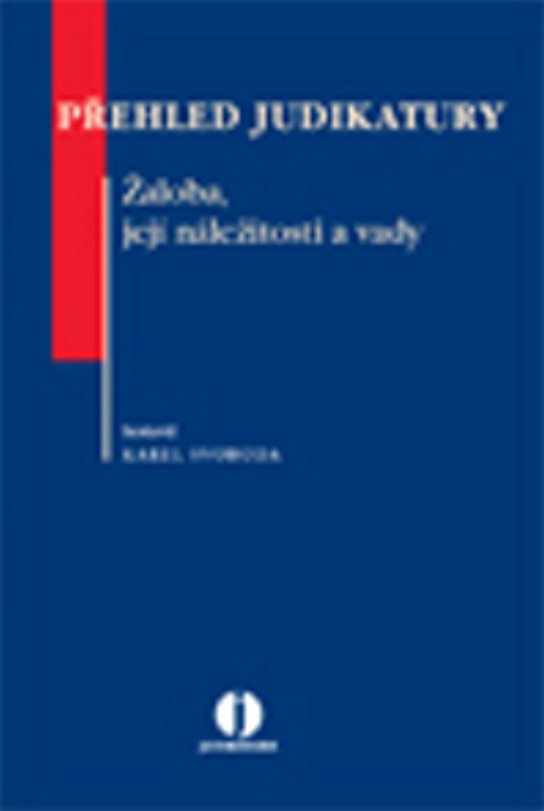 Přehled judikatury. Žaloba, její náležitosti a vady
