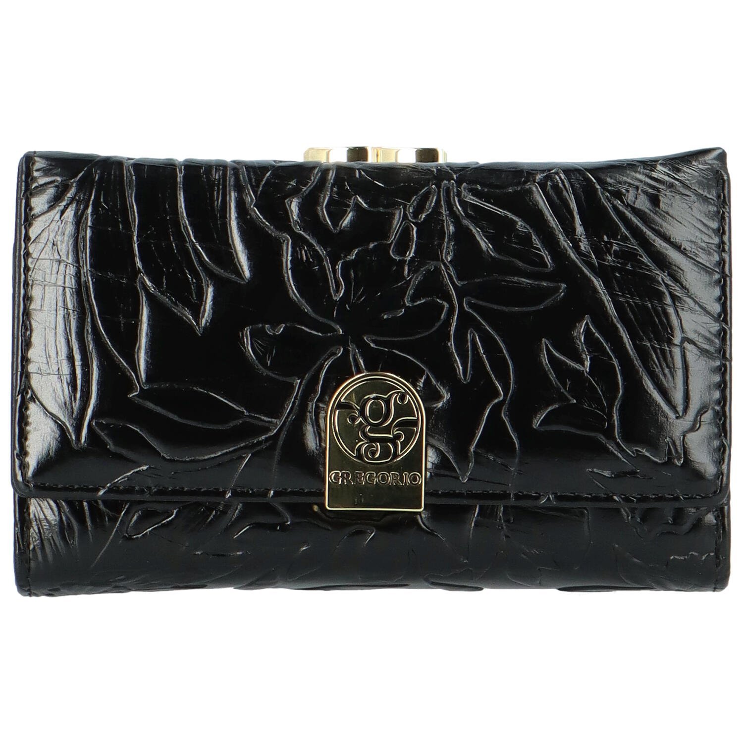 Módní dámská kožená peněženka Gregorio Pamella, černá
