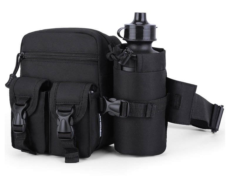 Taška do pasu ledvinka s lahví černá Pioneer Black Kombat® Tactical