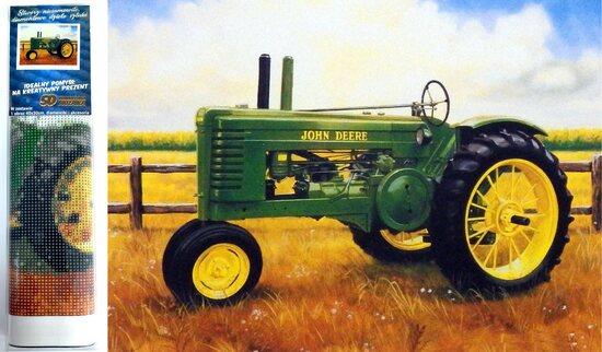 Norimpex Diamantové malování Traktor John Deere 30x40cm