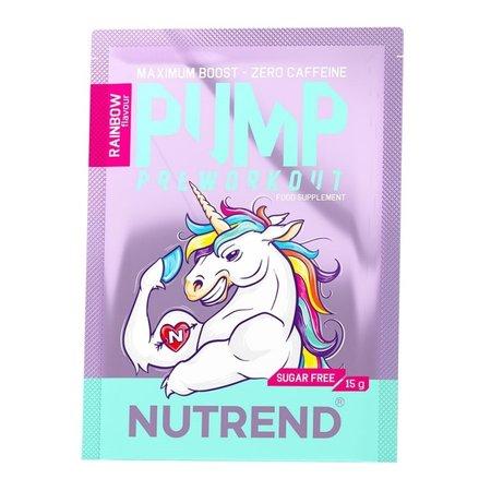 Nutrend nápoj PUMP PRE-WORKOUT sáček 15g rainbow