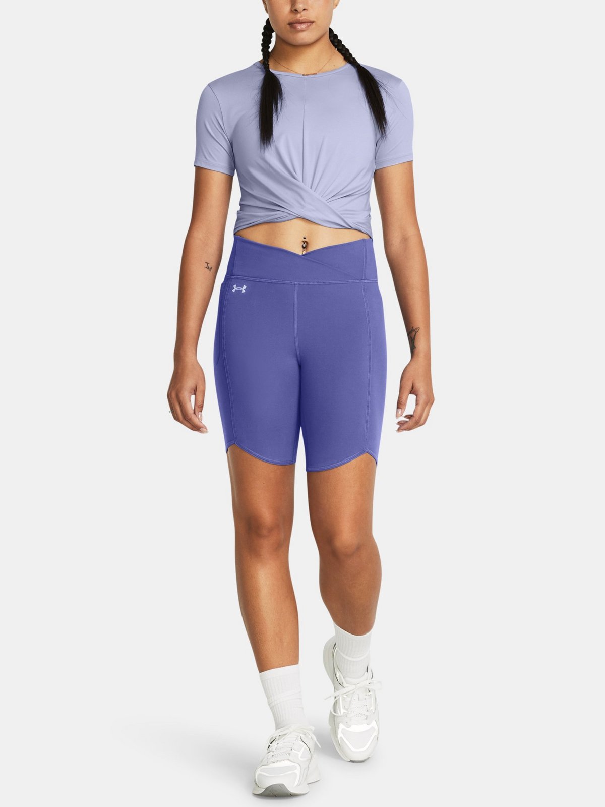 Under Armour Kraťasy Motion Crossover Bike Short-PPL - Dámské