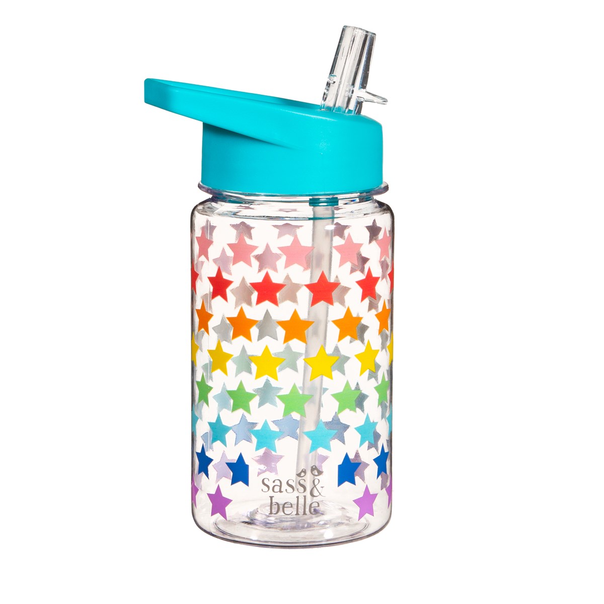 Sass & Belle dětská láhev na vodu Drink Up Rainbow Stars- 400 ml