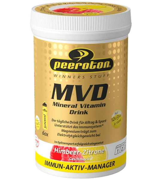 peeroton® MVD Mineral Vitamin Drink s příchutí malina-citrón 300 g