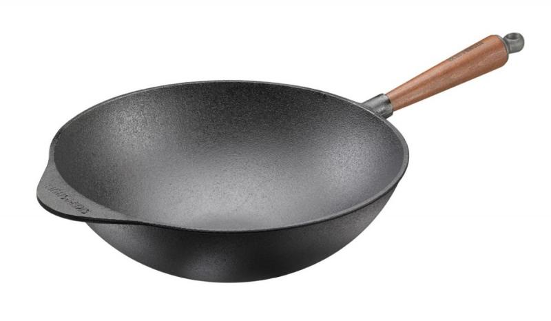 Skeppshult litinová Wok pánev (0875T) 32,8 cm