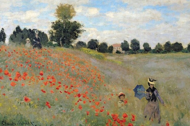 CLOSE UP Plakát, Obraz - Claude Monet - Poppies, (91.5 x 61 cm)