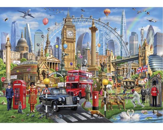 GIBSONS Puzzle Volání Londýna 1000 dílků