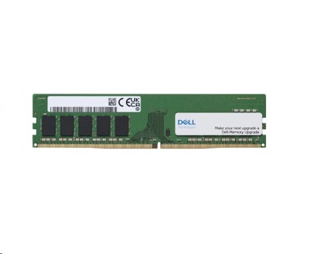 Dell - DDR4 - modul - 8 GB - DIMM 288-pin - 3200 MHz / PC4-25600 - 1.2 V - bez vyrovnávací paměti - ECC - Upgrade - pro Precision 3640 Tower, 3640 XE Tower, 3650 Tower, AB663419