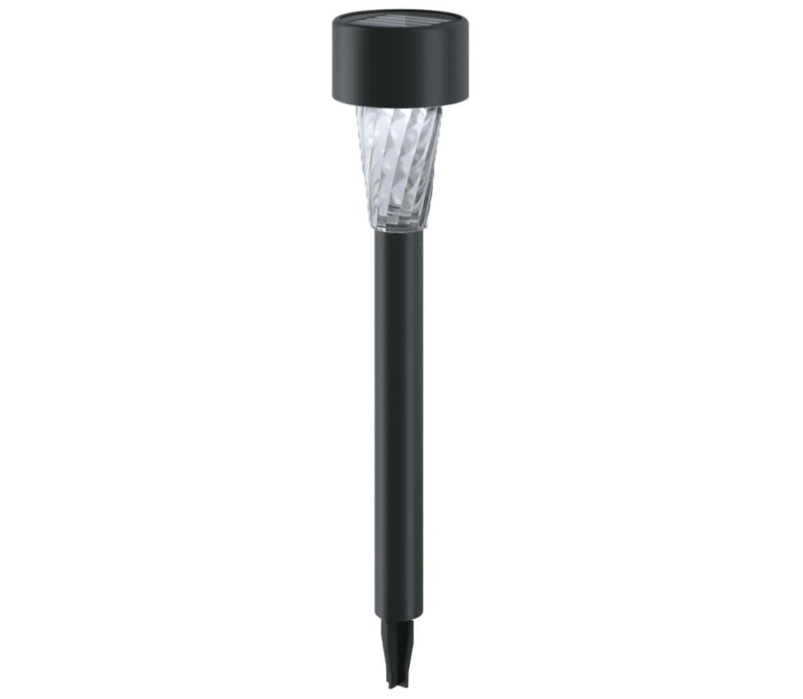 B.V.  - LED Solární lampa LED/0,006W/1,2V 29,5 cm černá 6500K IP44