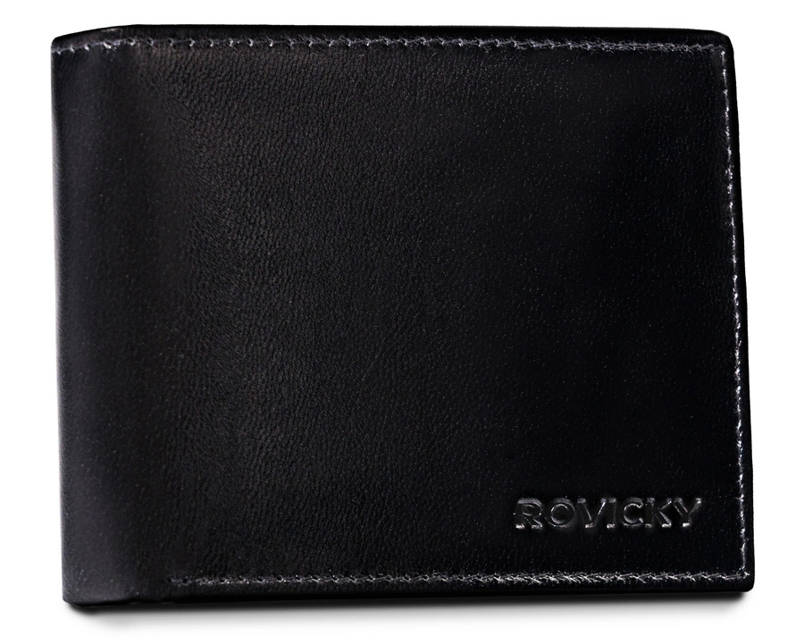 Rovicky Pánská kožená peněženka Yarata černá One size