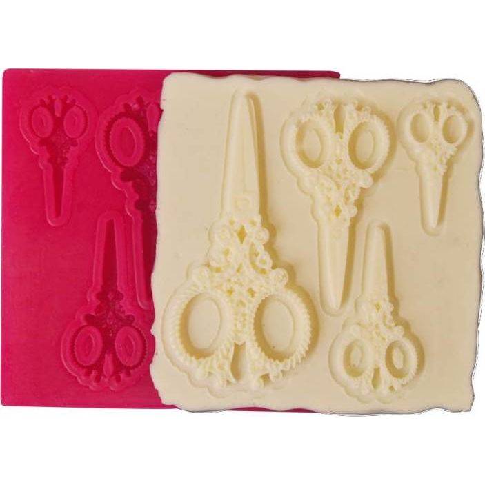 Cesil Silikonová forma Nůžky - dortis