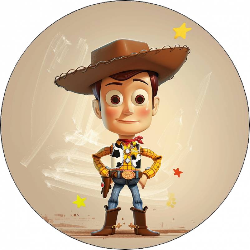 Jedlý papír Toy story Woody 19,5 cm - Pictu Hap