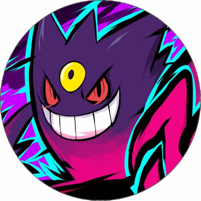 Jedlý papír Pokémon Haunter 19,5 cm - Pictu Hap