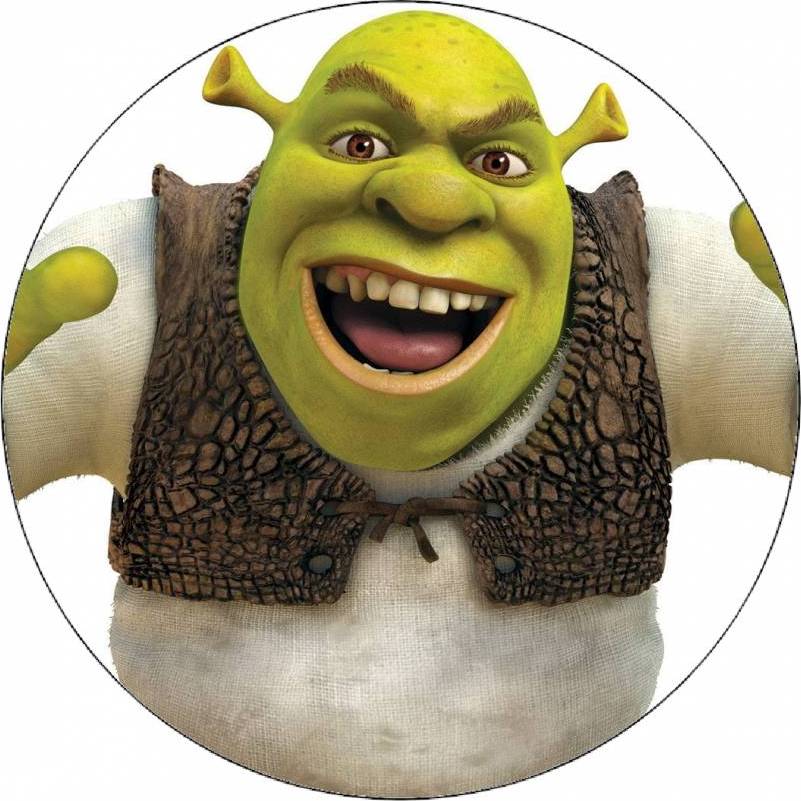 Jedlý papír Shrek 19,5 cm - Pictu Hap