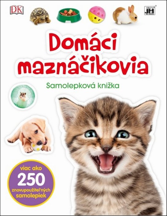 Samolepková knižka Domáci maznáčikovia