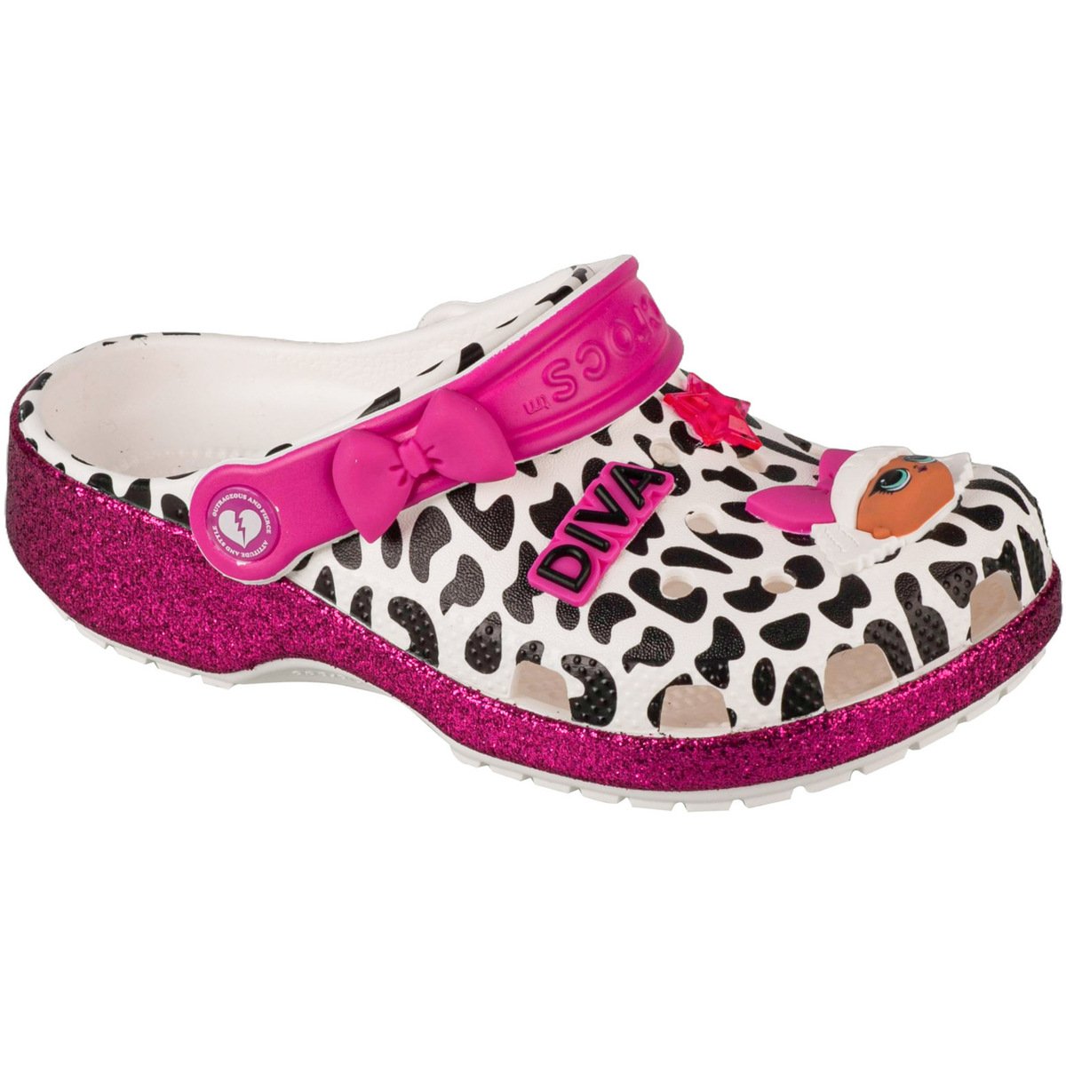 Crocs  LOL Surprise Diva Girls Classic Clog  Bílá